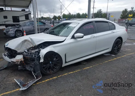 2022 BMW 740 I from USA, damaged, VIN WBA7T2C00NCK26779